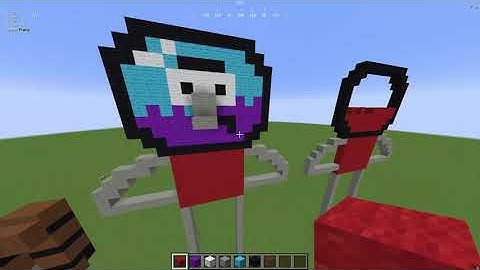 Building BENSON from REGULAR SHOW in Minecraft