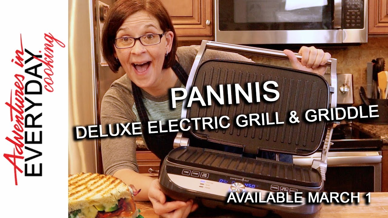 Deluxe Electric Grill & Griddle - Shop