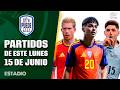 Horarios de los partidos del Mundial HOY lunes 15 de junio | Estadio