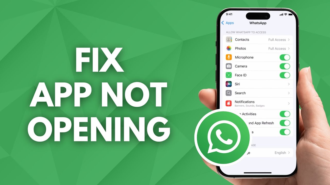 How to Fix WhatsApp not Opening on iPhone (2025) - YouTube