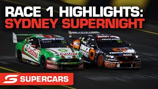 Race 1 Highlights - Beaurepaires Sydney SuperNight | Supercars 2022