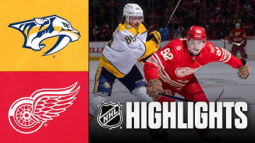 Predators vs. Red Wings | NHL Highlights | November 26, 2025