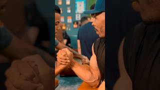 Arnold toproll training Practicing arm wrestling