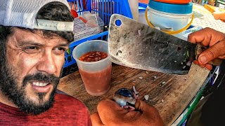 GUATEMALA 06  I ATE RAW TESTICLE + DRINK with SQUEEZED BULL’S EYE | EXOTIC FOOD | Antigua #2