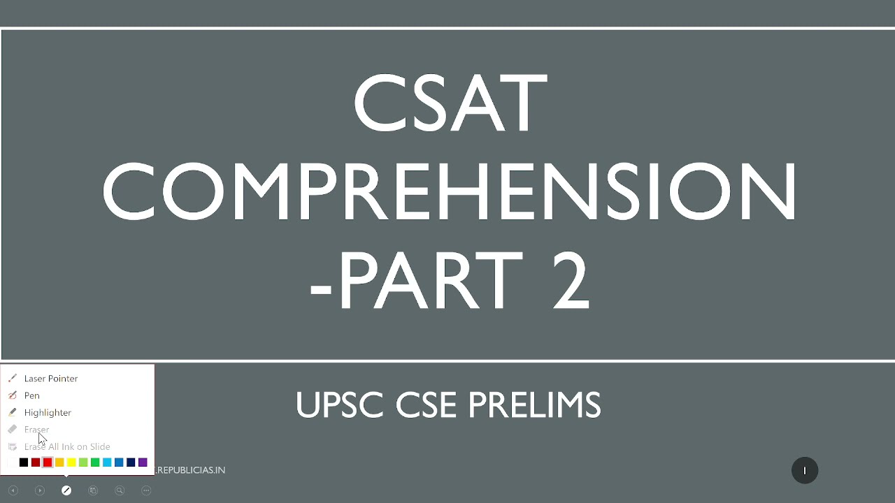 How to CSAT comprehensive solve tricks of assumption, inference, crux,  colloquial, etc. in the UPSC prelims exam - Quora