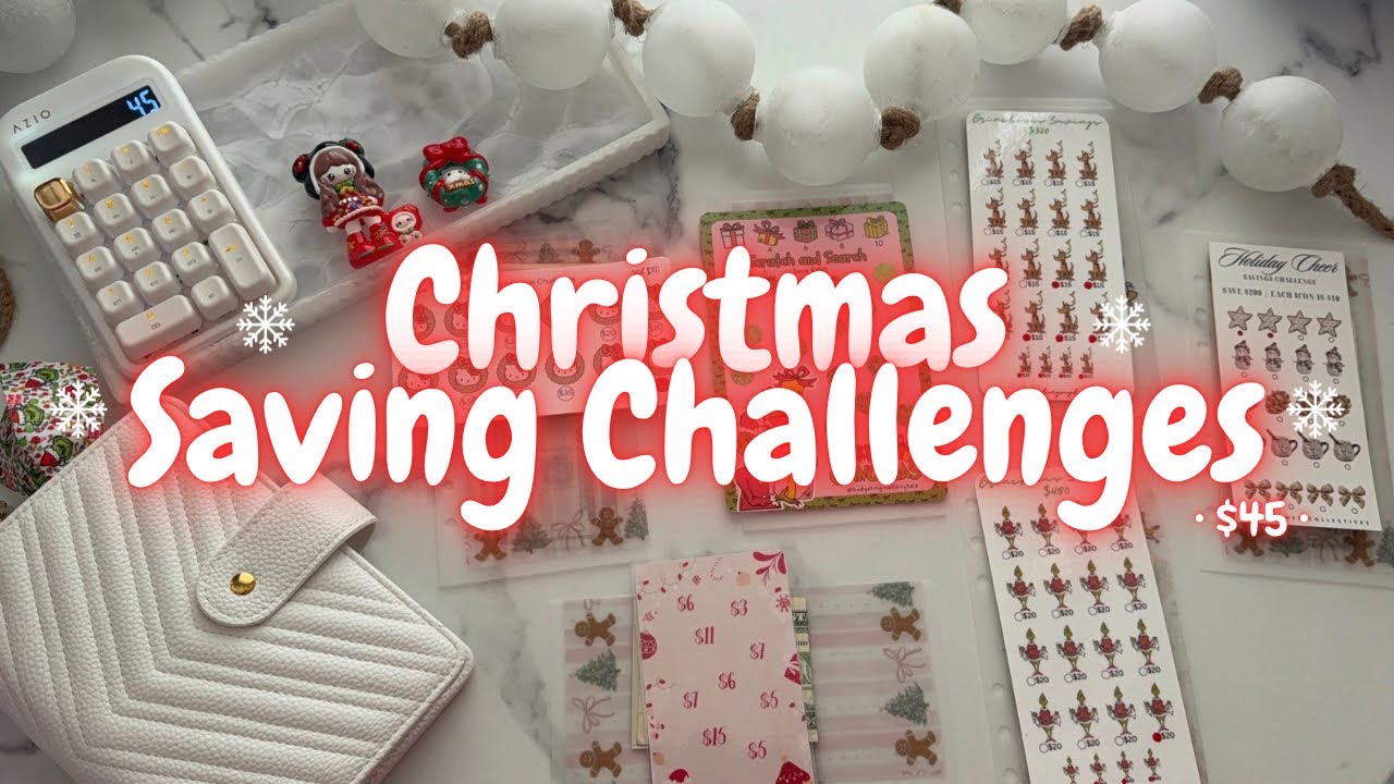 Christmas Saving Challenges $45 🎄