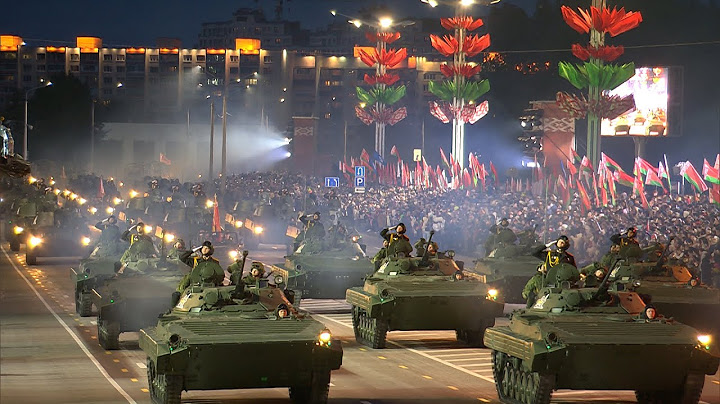 Военный ночной парад в Минске! // 80 лет Великой Победы! // 9 Мая, 2025