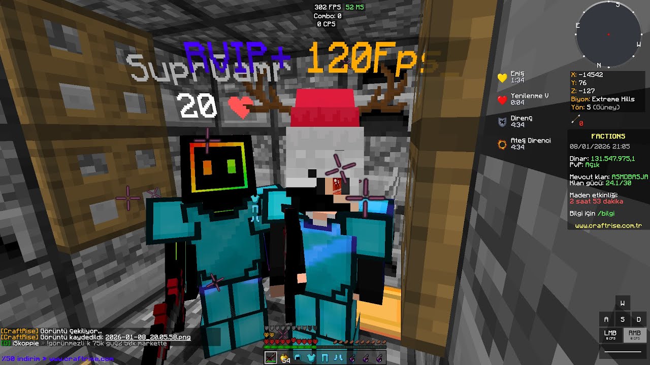 CrafRise Factions ┃ 120Fps_  Sezon Finali