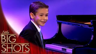 Brandon takes on Billy Joel&#39;s Piano Man | Little Big Shots USA