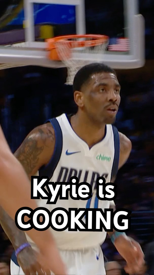 Kyrie is getting busy EARLY in L.A.