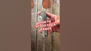 How to Reverse Flick a Knife #edcknife #foldingknife