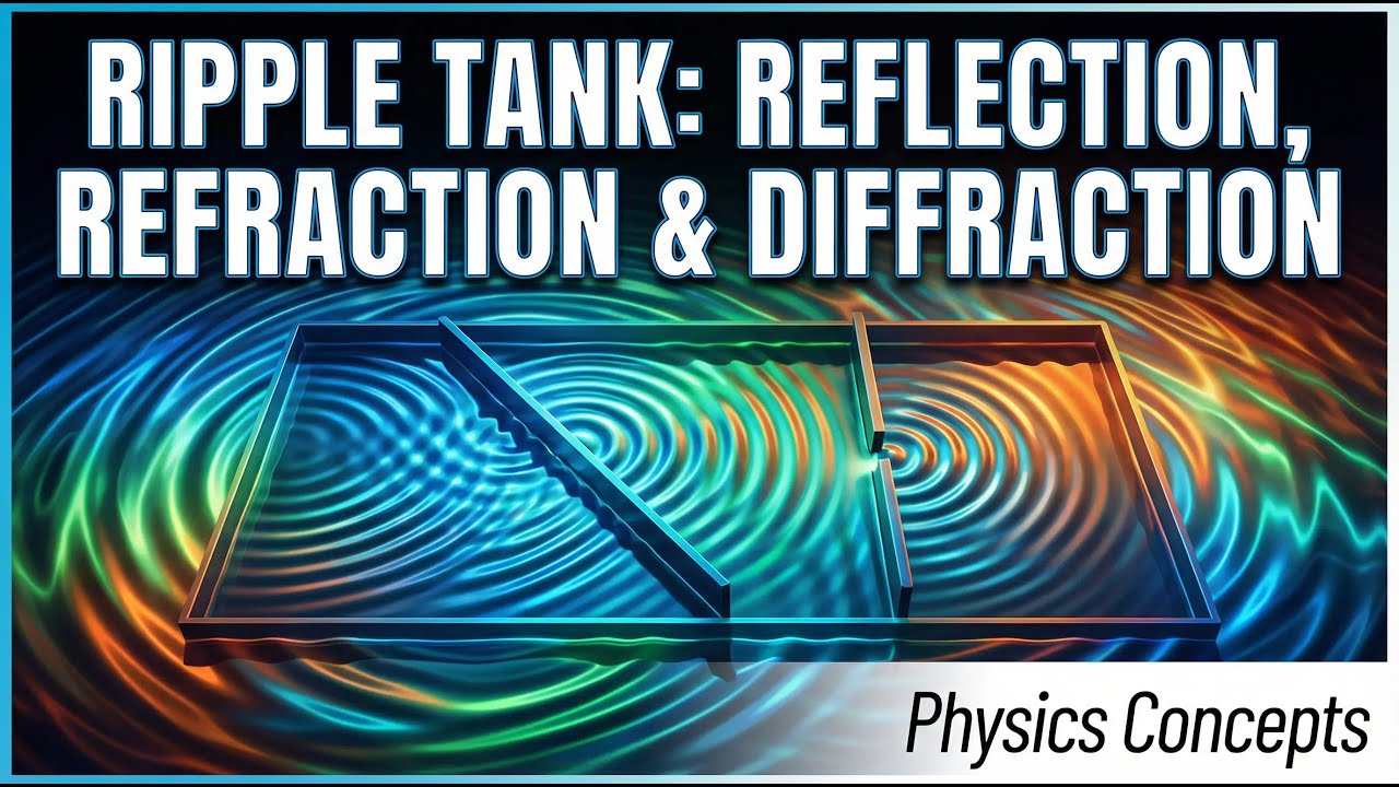 Ripple Tank & wave properties (reflection, refraction, diffraction ...