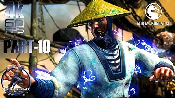 Mortal Kombat X Story Walkthrough Gameplay Part 10 RAIDEN [4k 60FPS RAY TRACING] - No Commentary