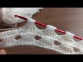 Super Easy Tunisian Knitting Pattern Tunus İşi Örgü Modeli Nasıl Yapılır