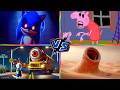 Sonic Exe Vs Peppa Pig Exe Vs School Bus Vs Erosion Worm | Pepe Viral Tiles | Tiles Hop!