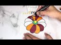 ASMR happy colouring satisfying and relaxing marker voice