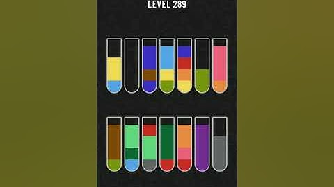 Water Sort Puzzle Level 289 | Level 289