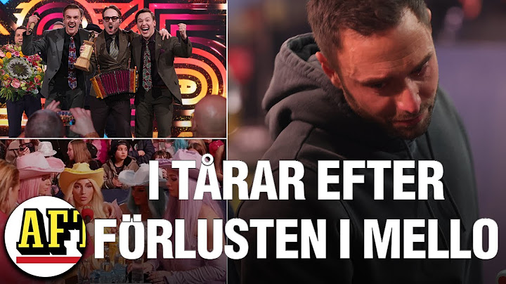 Måns Zelmerlöws ilska efter KAJ:s vinst i Mello