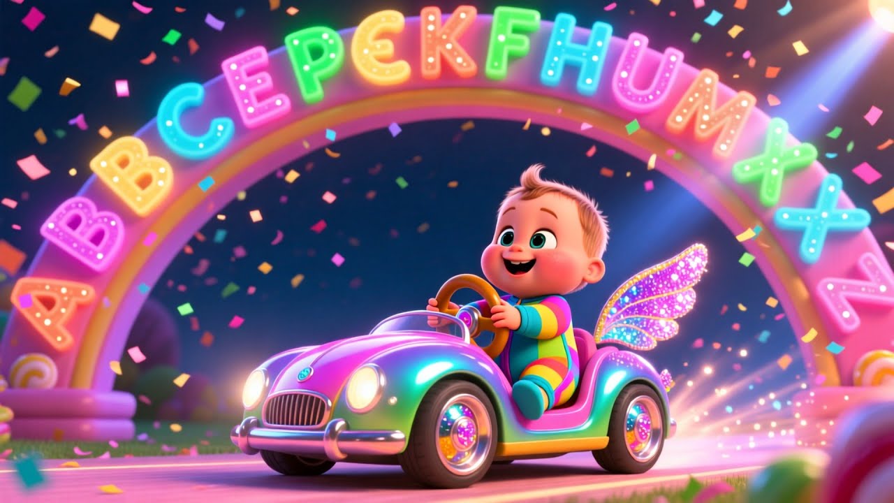 Wroom Wroom Baby’s Car 🚗 | Learn ABCs with Fun Car Song | Educational Song for Toddlers