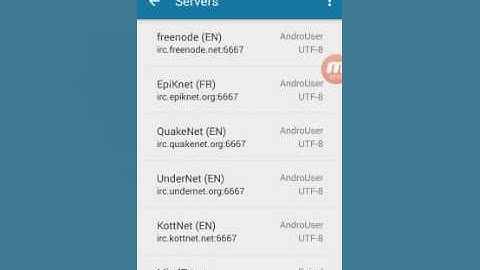 (AndroIRC) Learn How to Enter any Chatroom Using "AndroIRC"