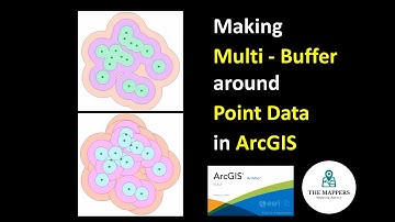 How to Make Multi-Buffers to Point Data in ArcGIS - One Minute GIS [Tutorial 11]