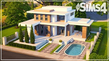 Modern Base Game House 5 | NO CC | Sims 4 Speed Build