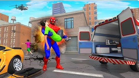 Spider Light Robot Speed Hero Part-2 | Rescue City Spider Robot Android GamePlay | By Game Crazy