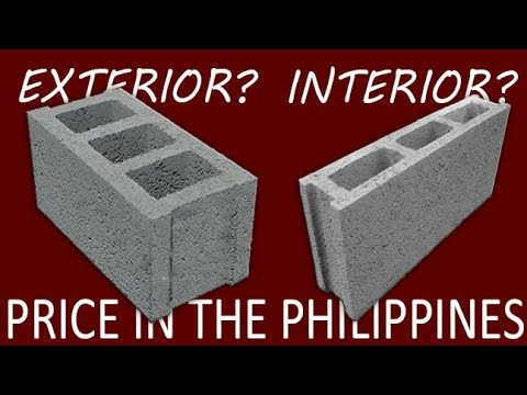 Video: Magkano ang halaga ng hollow blocks sa Pilipinas?