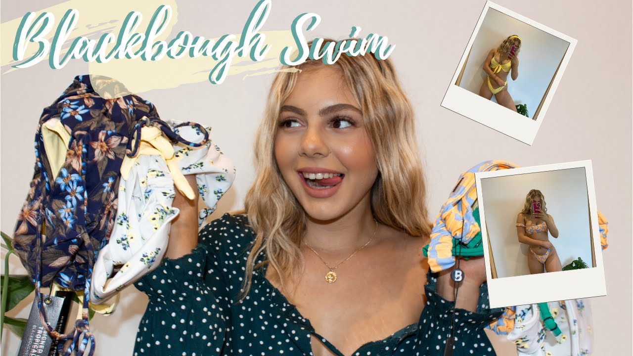 Blackbough Bikini Haul x Summer collection - YouTube