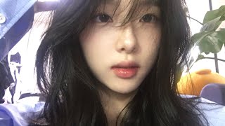 조잘조잘 중단발 Grwm