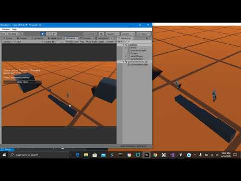 Unity + Mirror Multiplayer Network Test (Fixed) - YouTube