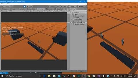 Unity + Mirror Multiplayer Network Test (Fixed)