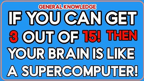 IF YOU CAN GET 3 OUT OF 15!😱 THEN YOUR BRAIN 🧠 IS LIKE A SUPER COMPUTER 🖥️