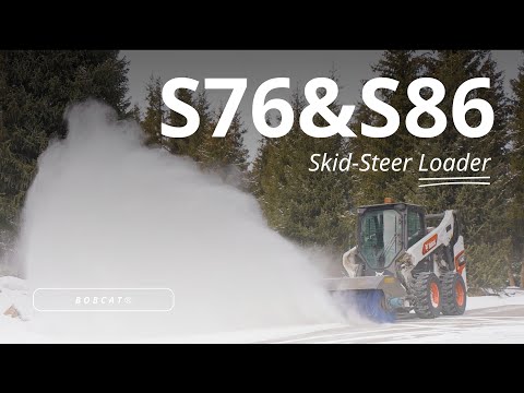 Ultimate Snow Removal with Bobcat S76 and S86 Skid-Steer Loaders