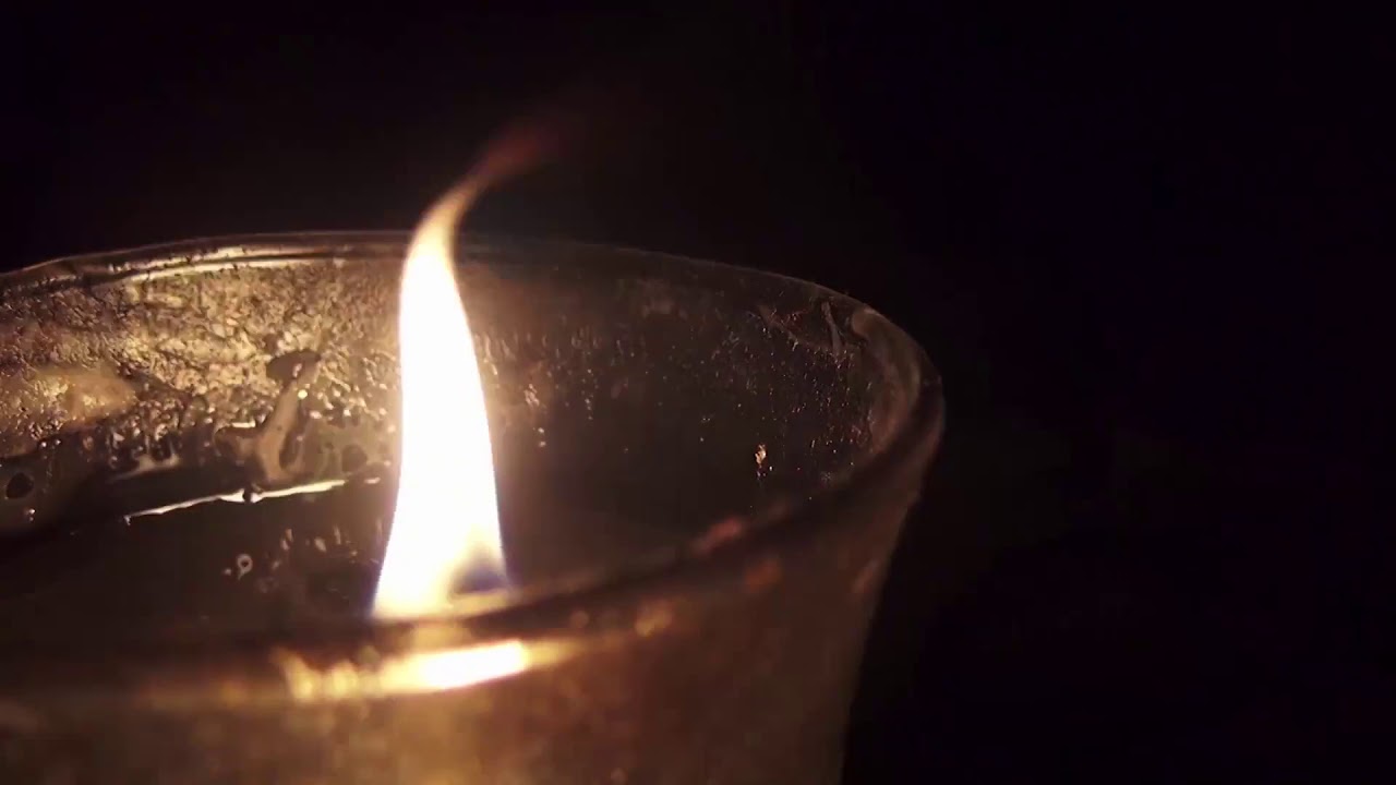 Candle Light Footage - Macro Video