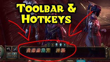 BG3 Quick Tip: Toolbar Customization & Hotkeys