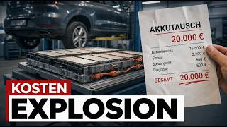 E-Auto-Schock: Akkutausch kostet bis zu 20.000€