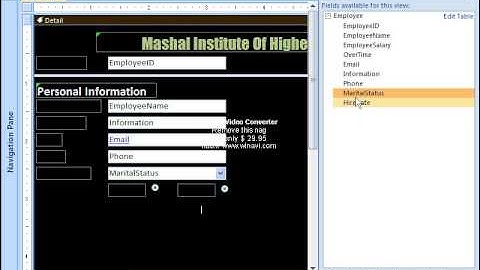 MS Access 2007 Part 16) Form Database in Dari / Farsi Omar Akbari