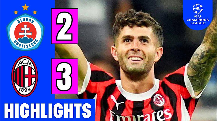 Slovan Bratislava Vs. AC Milan 2-3 | EXTENDED HIGHLIGHTS | UEFA Champions League 2024-25 | Pulisic 🔥