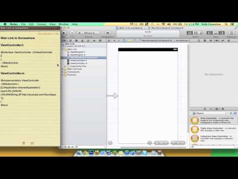 Xcode Tutorial Week- Day 7- How To Make a Web Link