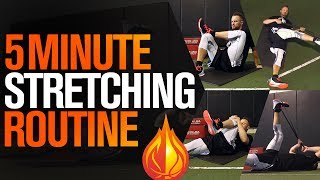 5 Minute Basketball Stretching Routine with Coach Alan Stein