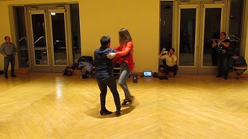 Salsa On2 Intermediate Turn Pattern by Sergio and Sheena #51