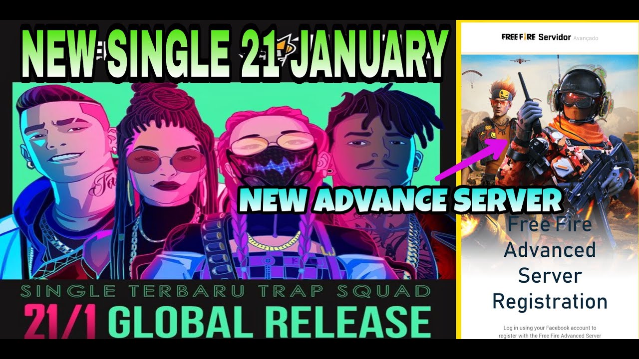 Free Fire New Trap Rap Song Free Fire New Advance Server Registration Trap Rap In Free Fire
