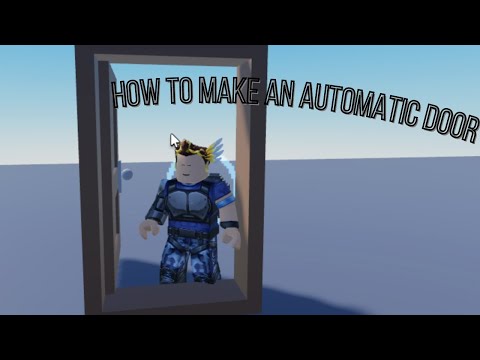 How to Make a Automatic Door #roblox #fyp #robloxstudio #trending