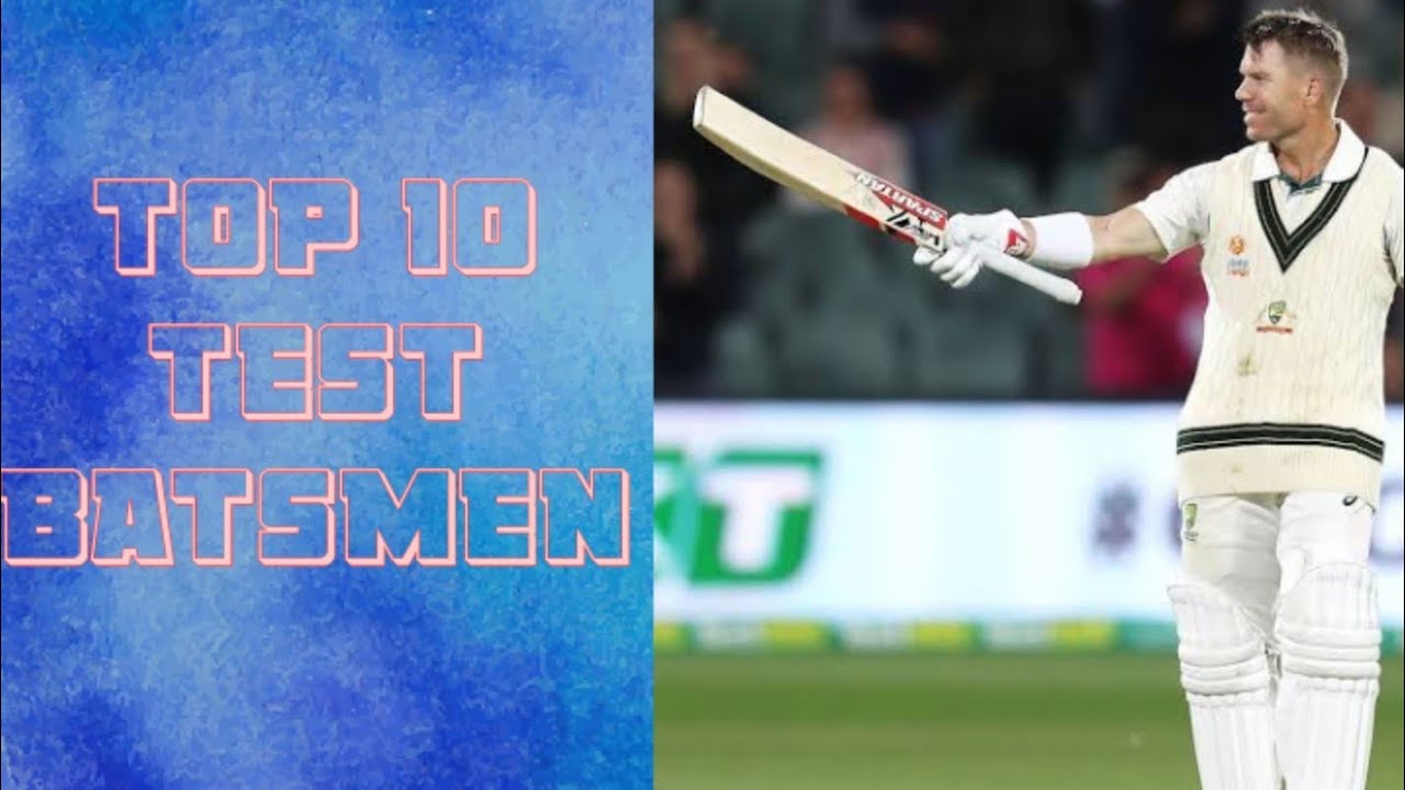 Top 10 test batsmen in the cricket - YouTube