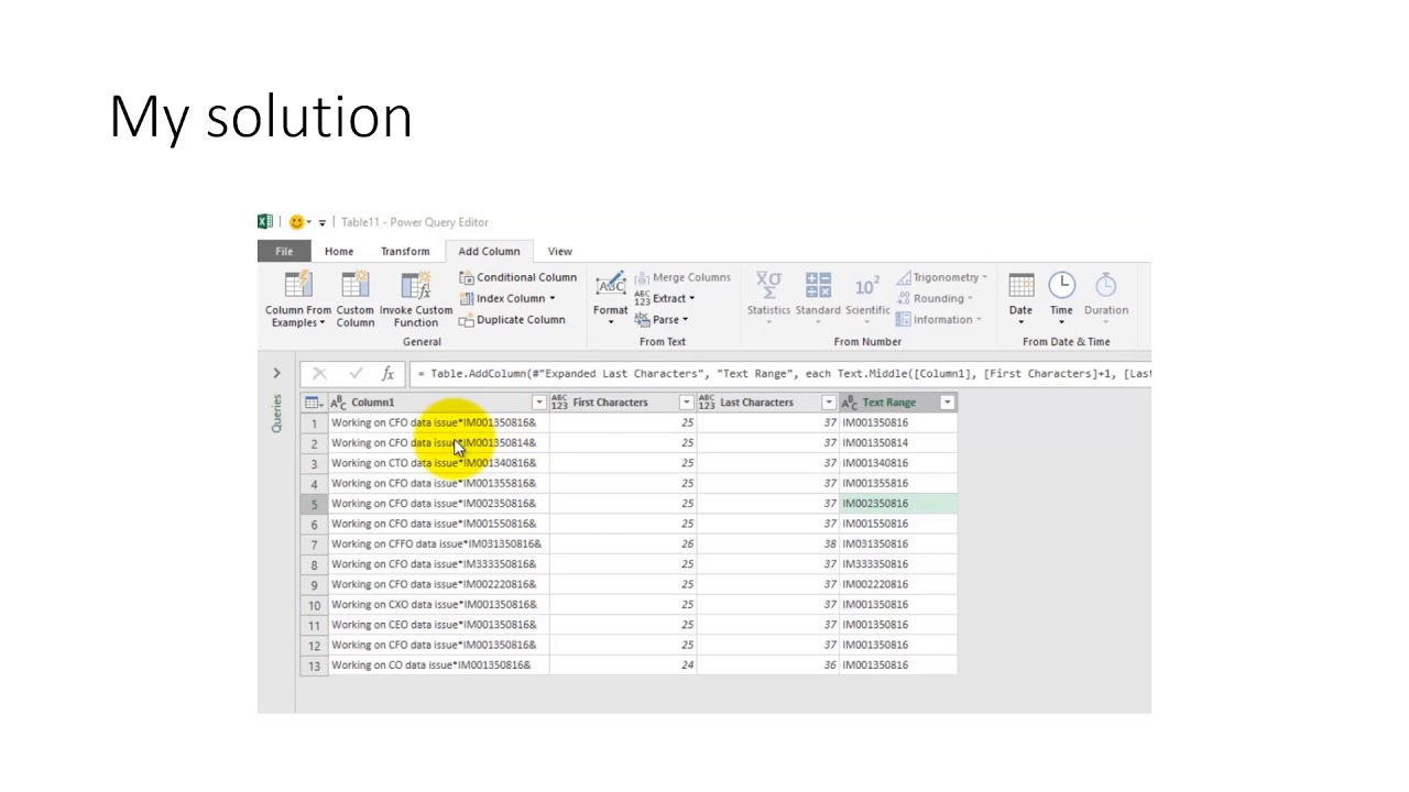 excellent synonym Extract Value between Special Characters using PowerQuery