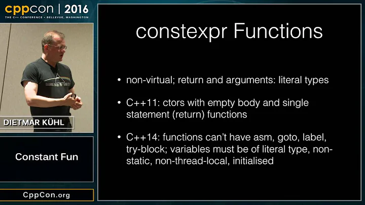 CppCon 2016: Dietmar Kühl “Constant Fun"