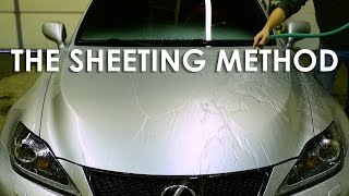Dry Your Car Faster with the Sheeting Method