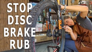 THREE DIFFERENT WAYS to center disc brakes and stop rotor rub | Syd Fixes Bikes