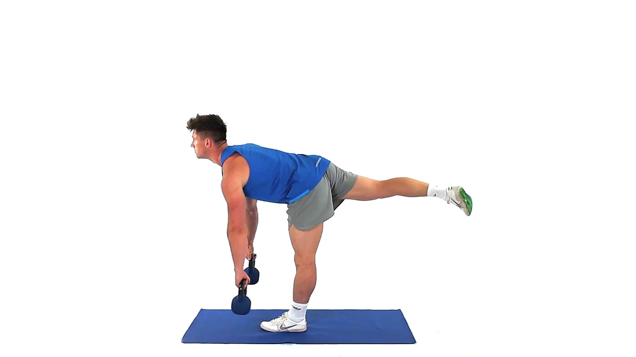 Single Leg Rdl Kettlebell Steps
